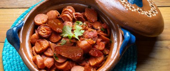 Salchichas al chipotle