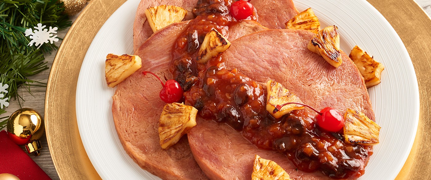 Pierna Navideña Chimex con chile pasilla