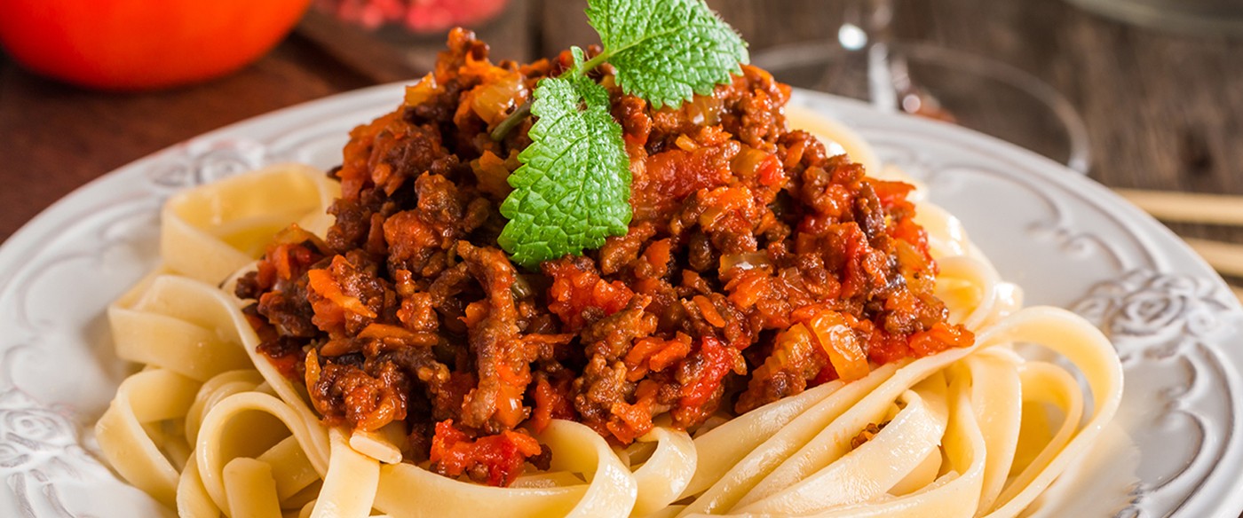 Pasta tipo boloñesa con Chorizo Ranchero  Chimex
