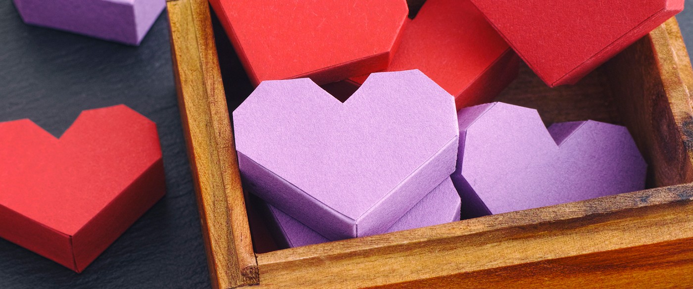 Patrón Cajita de Corazón