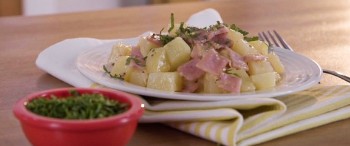 Papas gratinadas con Cocido Chimex  