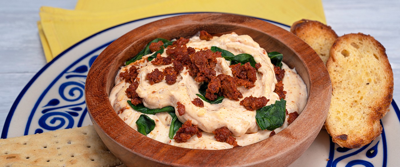 Cazuela de Espinacas con Crema y Chorizo Ranchero Chimex