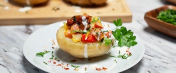 Papas Rellenas de Pierna Chimex