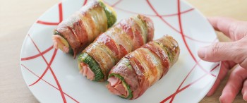 Calabazas con Tocino y Jamón Chimex