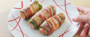 Calabazas con Tocino y Jamón Chimex